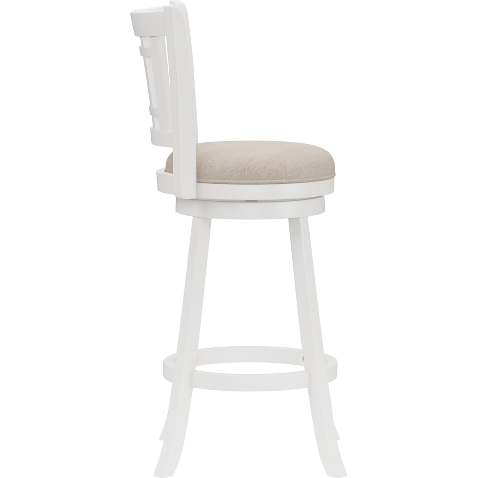 genoa white bar stool   