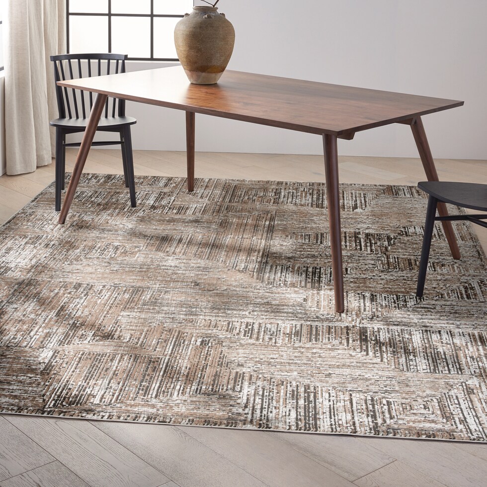 genova black ivory area rug  x    
