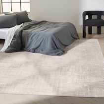 genova silver area rug  x    