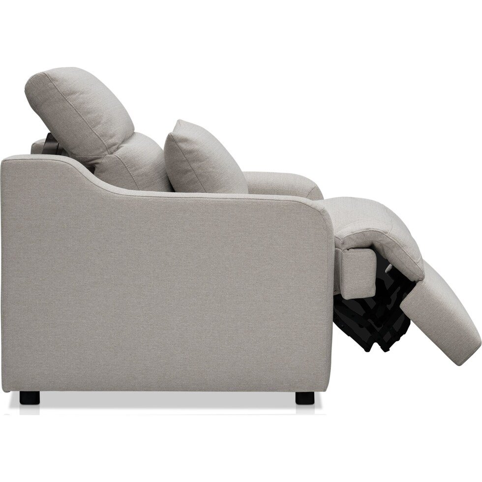 gentry gray recliner   