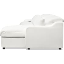 gentry white sectional   