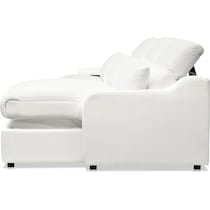 gentry white sectional   