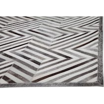 geo hide gray area rug  x    