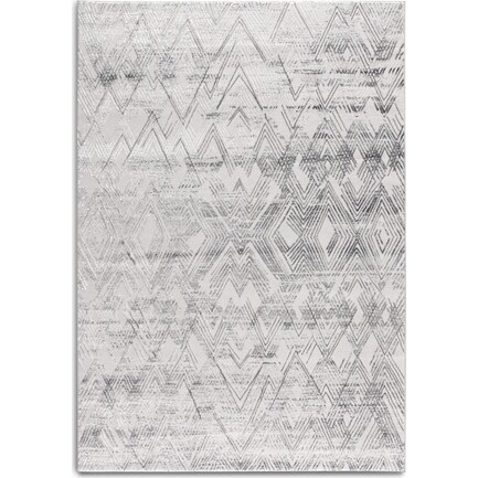 Geo 5' X 8' Area Rug - Gray