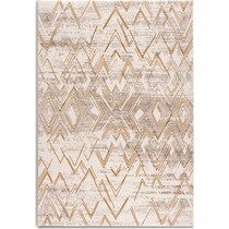 geo light brown area rug  x    