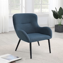 george blue accent chair   