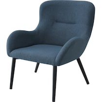 george blue accent chair   