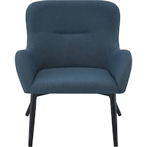 george blue accent chair   