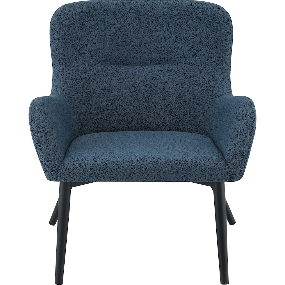 george blue accent chair   