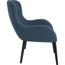 george blue accent chair   