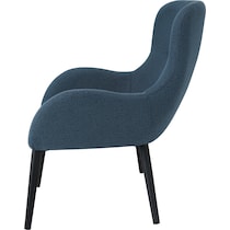 george blue accent chair   