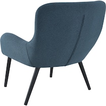 george blue accent chair   