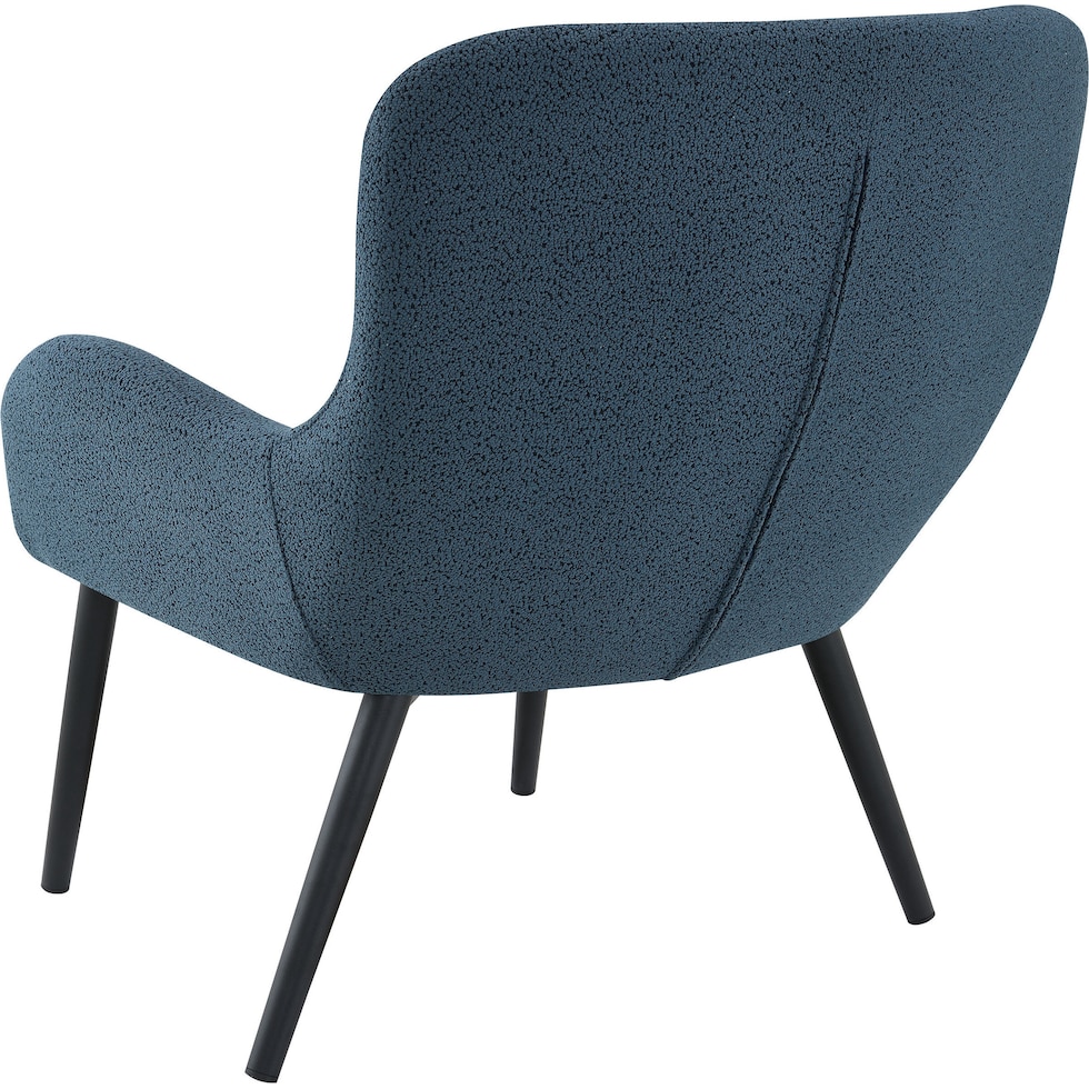 george blue accent chair   