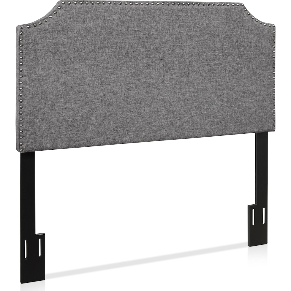 georgia gray full queen headboard   