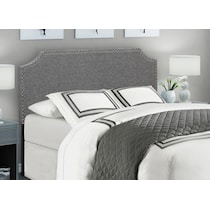 georgia gray full queen headboard   