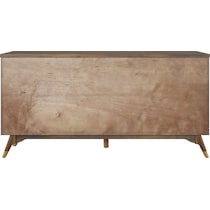 gertrude light brown console table   
