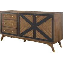 gertrude light brown console   