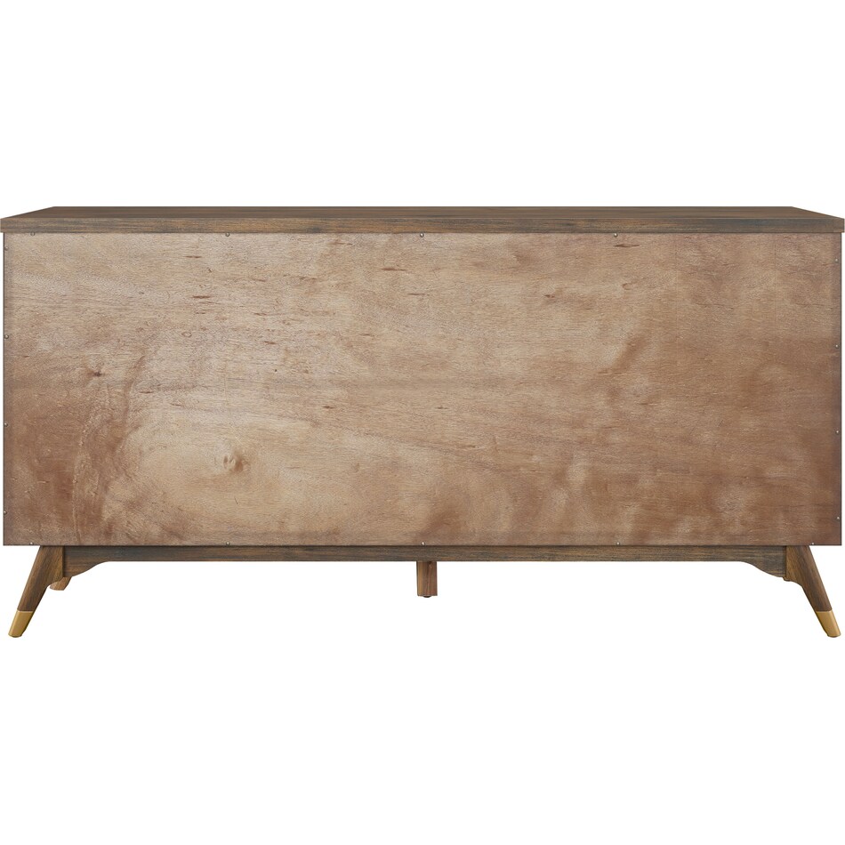 gertrude light brown console   