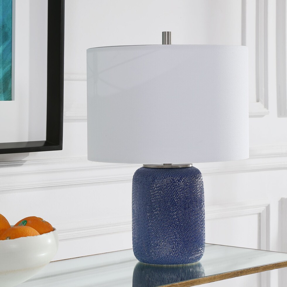 gianne blue table lamp   
