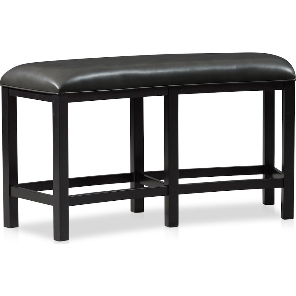 gibson gray counter height bench   