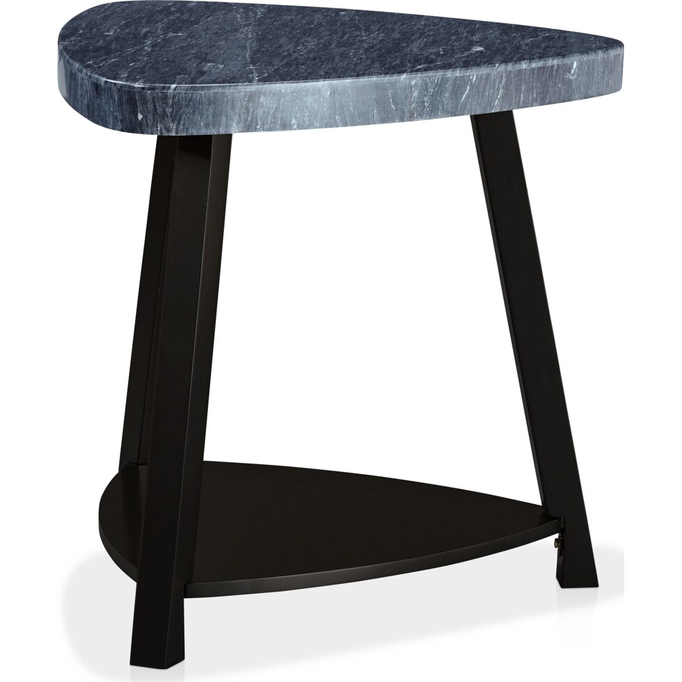 gibson gray end table   