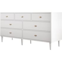 gideo white dresser   