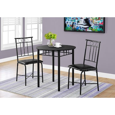 Gideon Round Dining Table and 2 Chairs