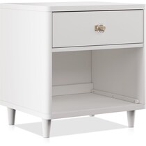 gideon white nightstand   