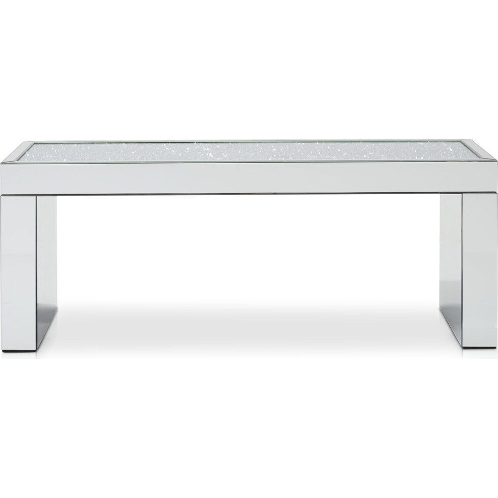 gigi silver coffee table   
