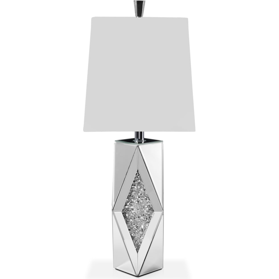 gigi silver table lamp   