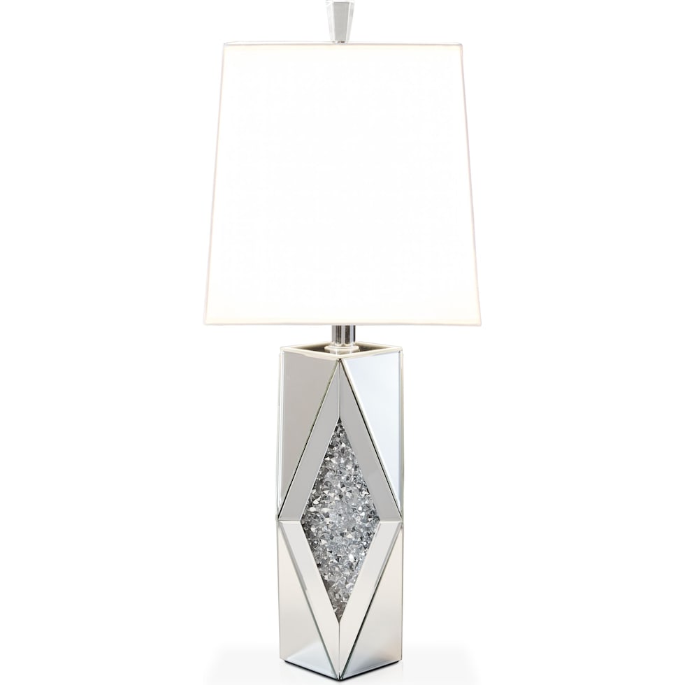 gigi silver table lamp   