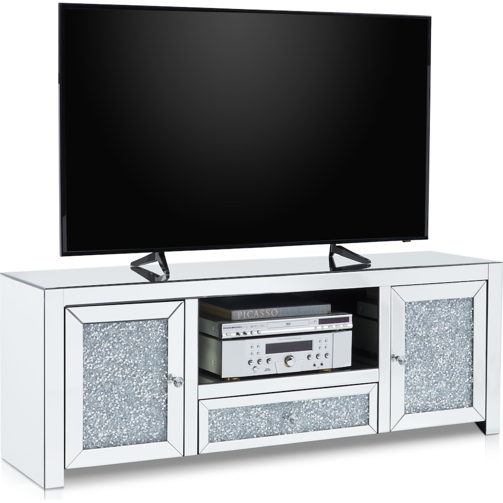 gigi silver tv stand   