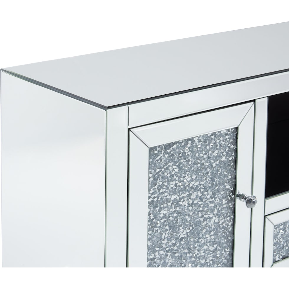 gigi silver tv stand   