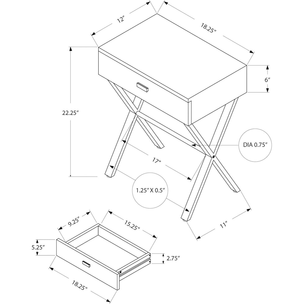 gillespie dimension schematic   