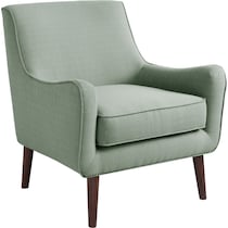 gillian green accent chair   