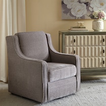 gilmher gray accent chair   