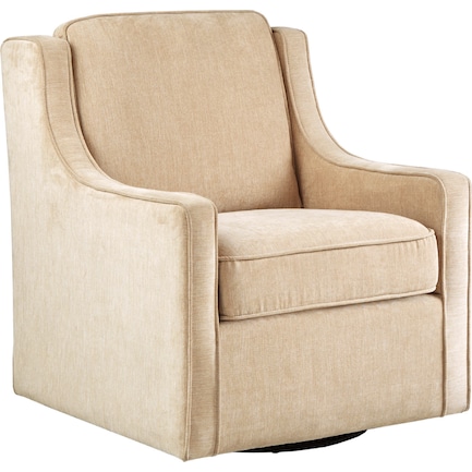 Gilmher Swivel Chair - Cream