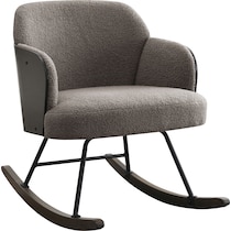 gilmore light brown rocking chair   
