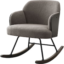 gilmore light brown rocking chair   