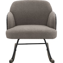 gilmore light brown rocking chair   