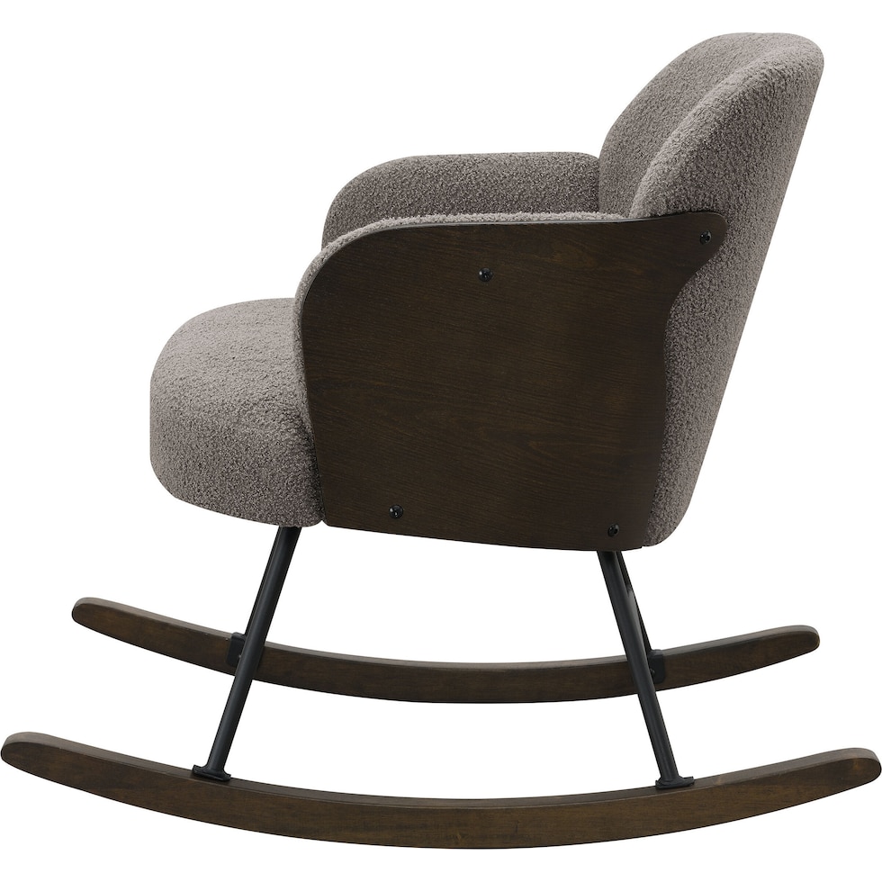 gilmore light brown rocking chair   