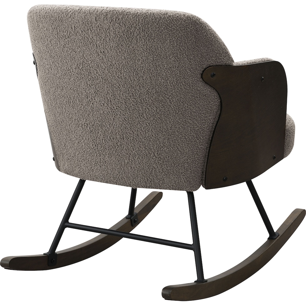 gilmore light brown rocking chair   