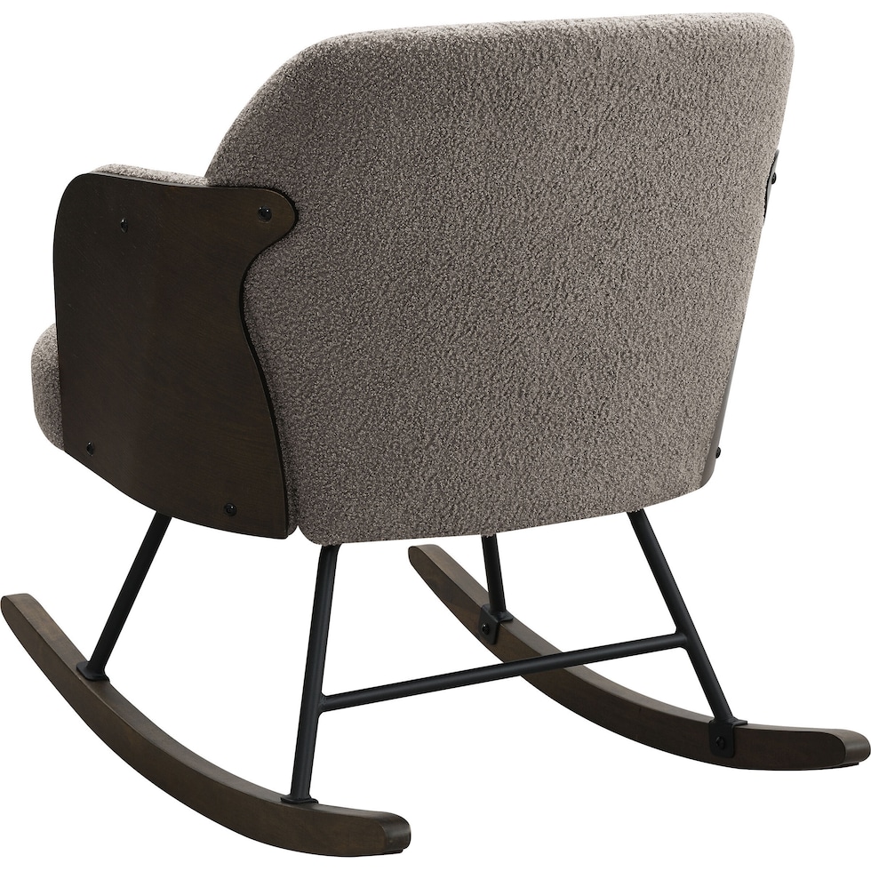 gilmore light brown rocking chair   