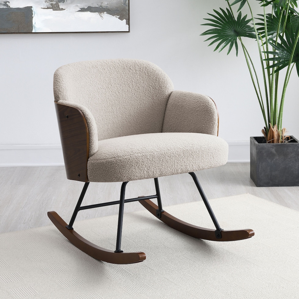 gilmore neutral rocking chair   
