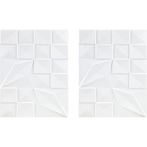 ginerva white wall art   
