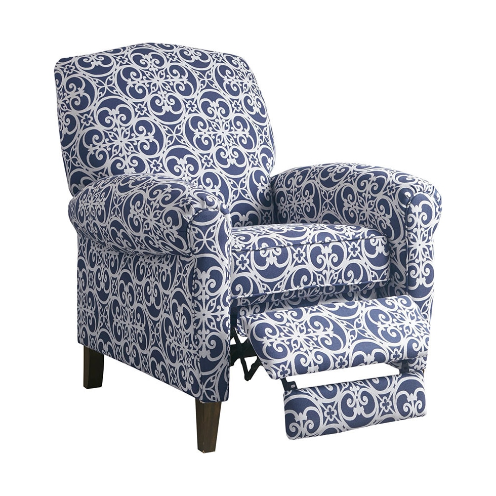 ginny blue recliner   