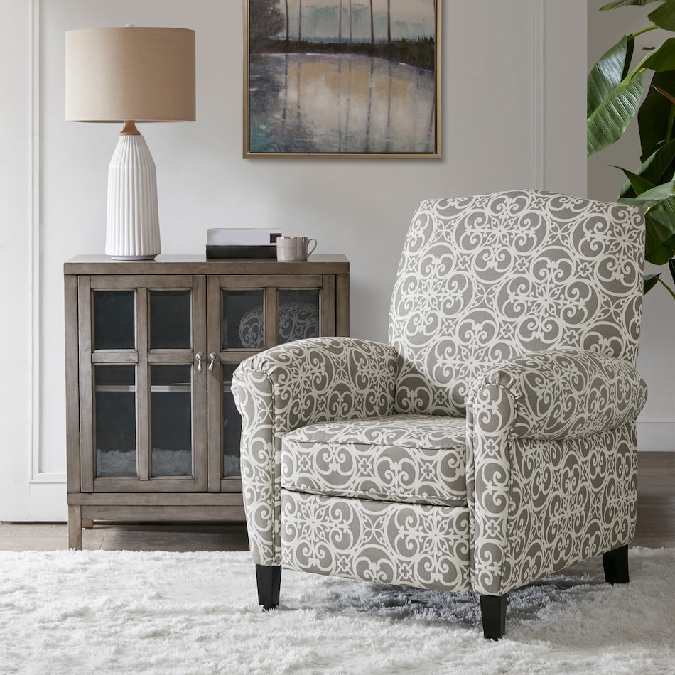 ginny gray manual recliner   