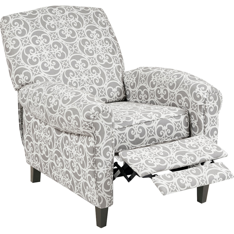 ginny gray manual recliner   