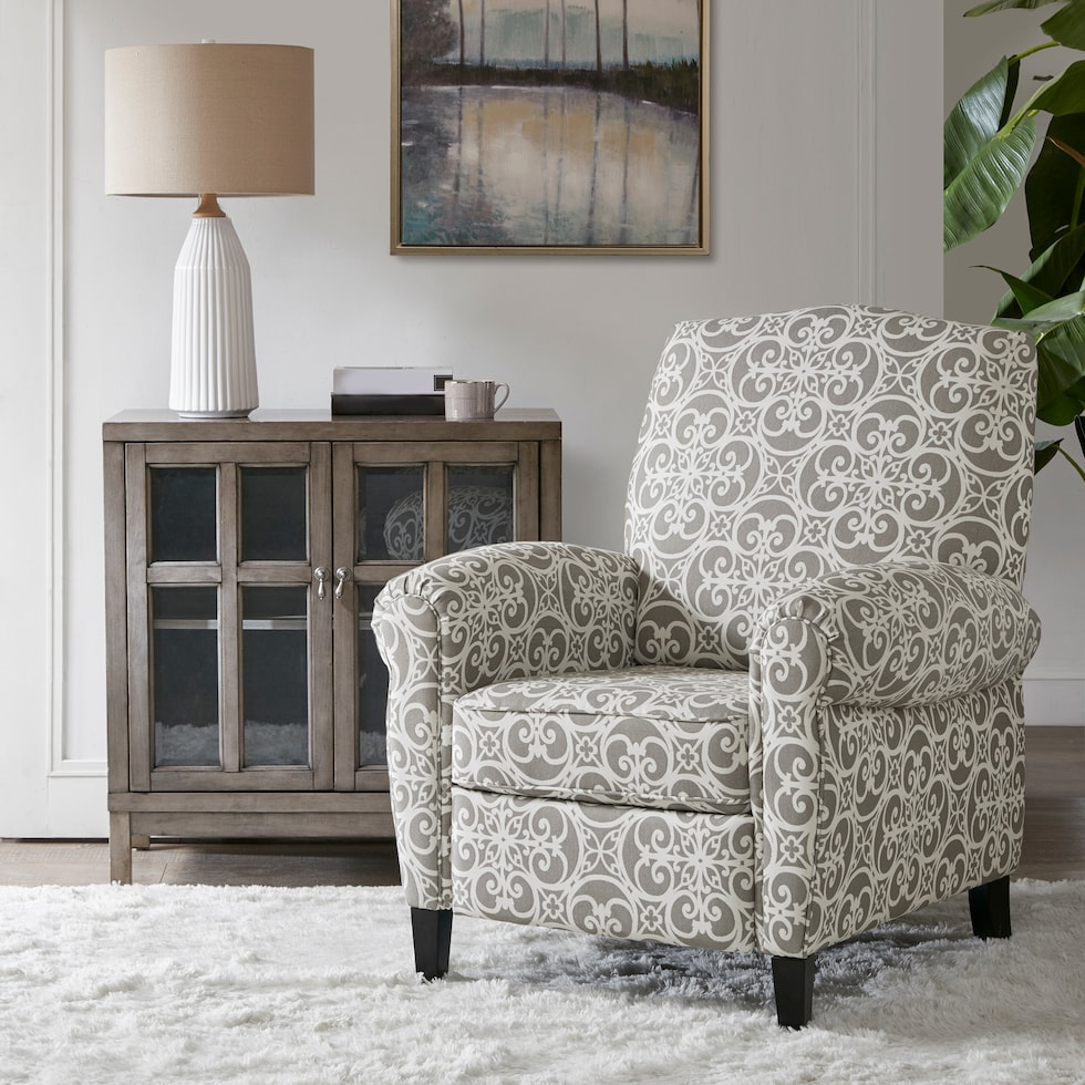 ginny gray recliner   