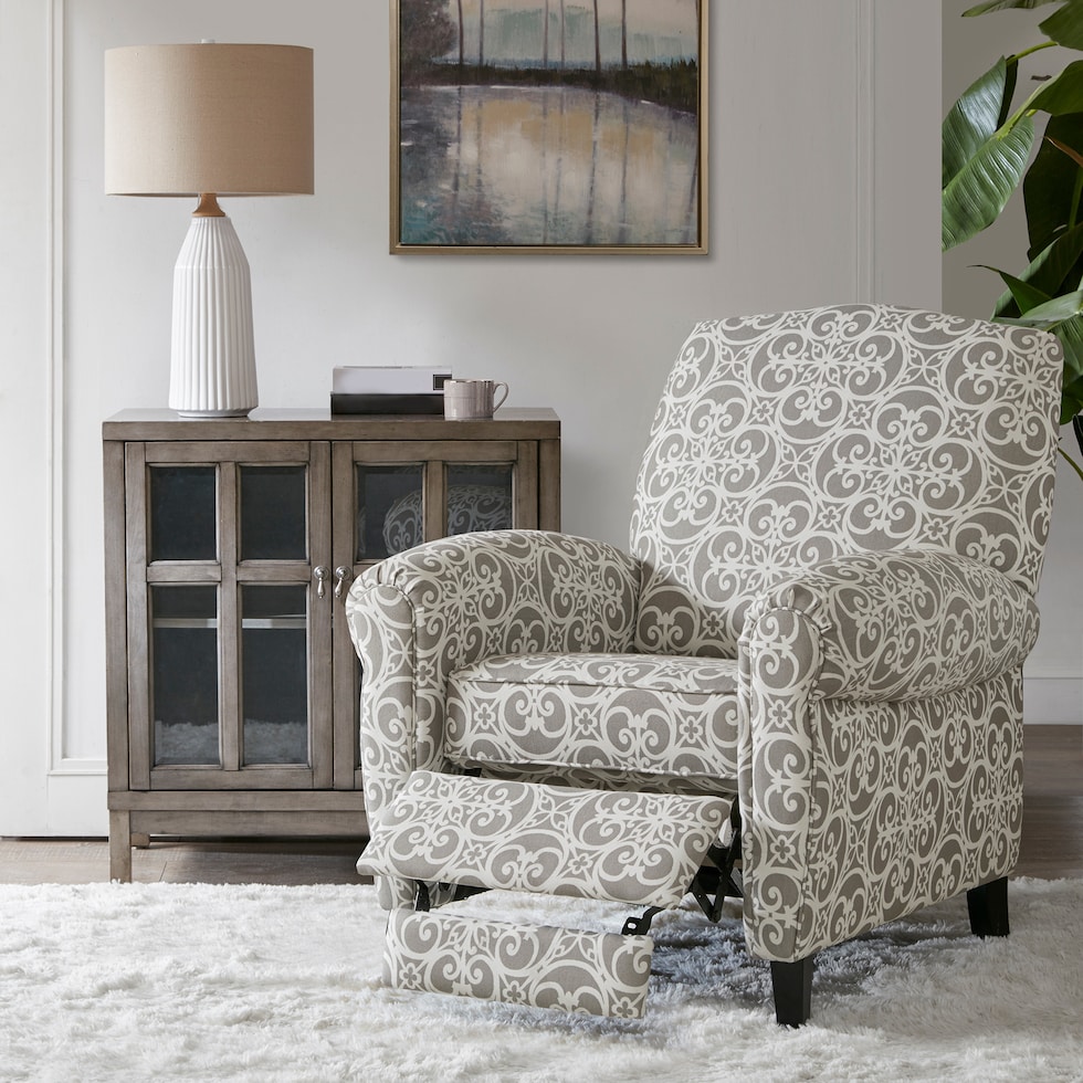 ginny gray recliner   